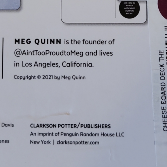 The Cheese Board Deck By Meg Quinn NEW - Picture 5 of 5